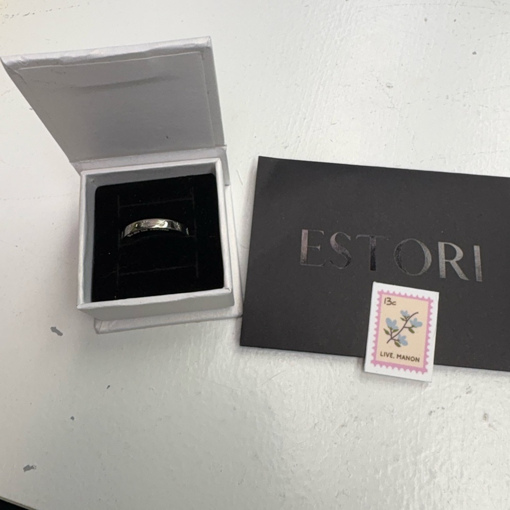 Estori Throne of Glass “Thirteen” Sterling Silver Ring